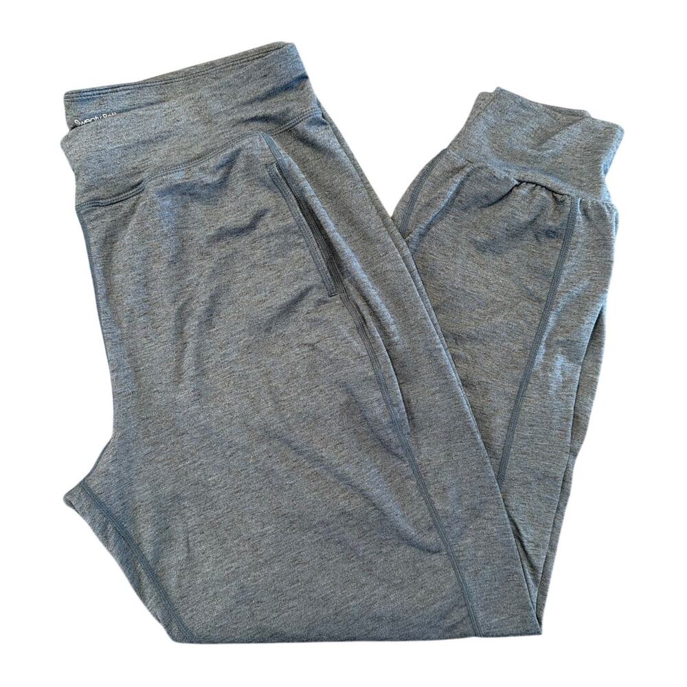 Sweaty Betty Gary Yoga Joggers, Heathered Blue, Women's Medium Short
